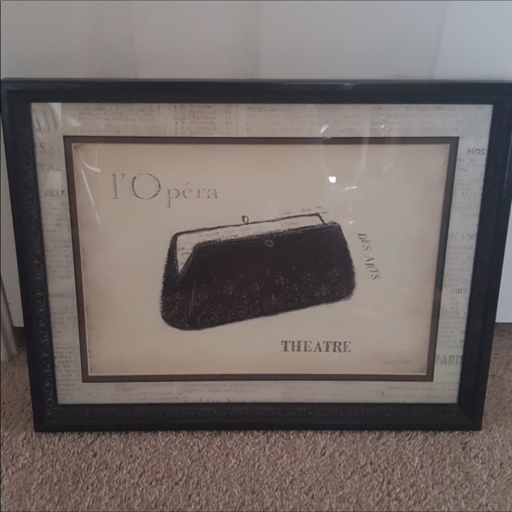 Purse wall art